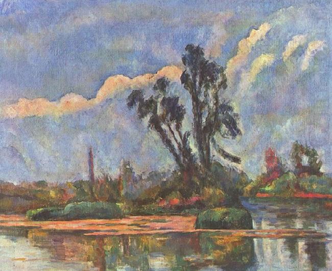 Ufer der Oise, Paul Cezanne